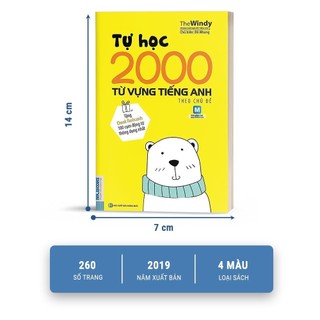 Sách - Tự Học 2000 Từ Vựng Tiếng Anh Theo Chủ Đề Phiên Bản Khổ Nhỏ Dành Cho Người Học Căn Bản - Học Kèm App Online