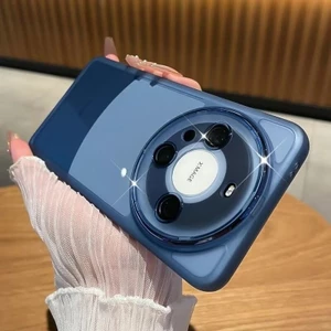 Dành Cho Huawei Mate 60 Pro 50 40 30 20 Matte Case Silicon Trong Suốt Bảo Vệ Ống Kính Máy Ảnh