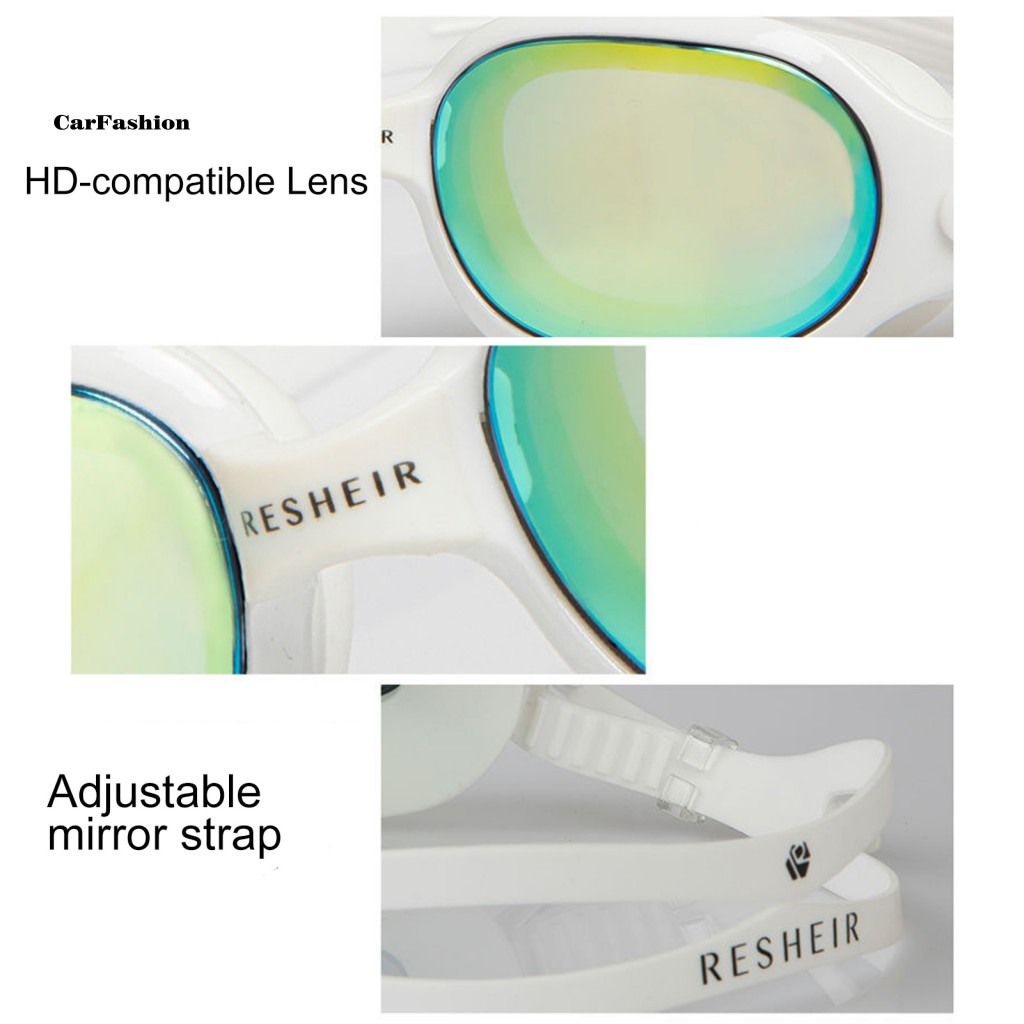 < Carfashion > Kính bơi UV Bảo vệ chống sương mù Nam nữ Kính bơi dưới nước Thiết bị kính mắt dưới nước dành cho người lớn