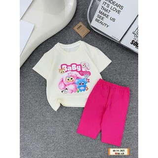 10-30kg Bộ cotton HN baby three mix quần legging nhiều màu