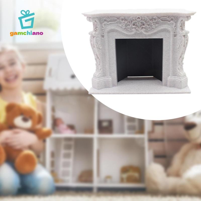 Gamchiano 1: 12 Nhà Búp Bê Thu Nhỏ Lò Sưởi Đạo Cụ Ảnh DIY Phụ Kiện Thu Nhỏ Đồ Nội Thất Cho Mô Hình DIY Đồ Nội Thất Quà Tặng Thủ Công