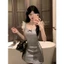 Váy đầm nữ dáng ngắn thiết kế chấm bi tay bồng xoè phong cách năng động trẻ trung XIMIMI SP259