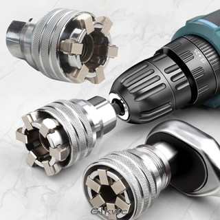 Glkwc 3 / 8inch 10-19mm Tay áo đa năng có thể điều chỉnh linh hoạt Cờ lê đầu bền