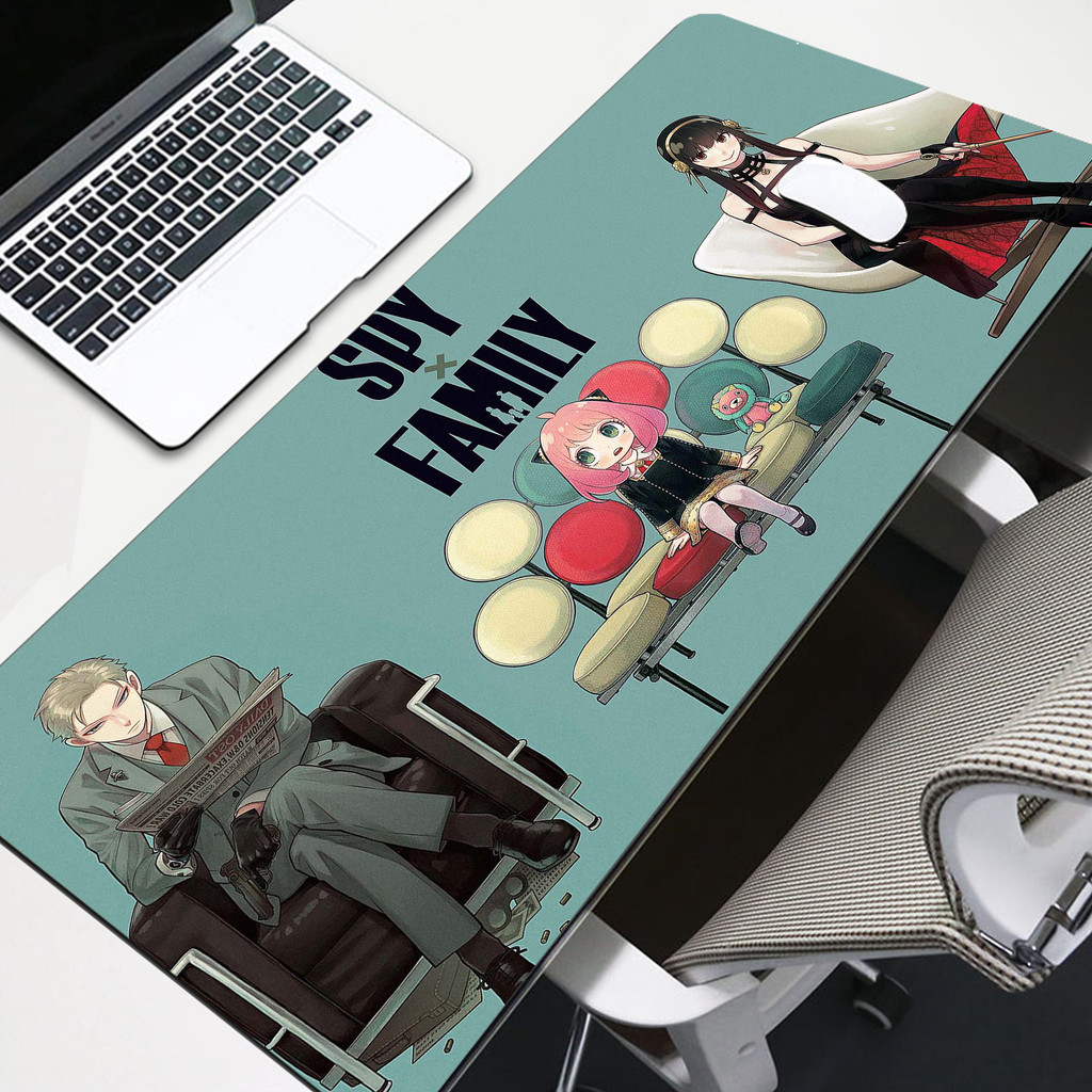 90x40mm XXL Anime Lớn Chơi Game Spy X Họ Chuột Miếng Lót Máy Tính Game Thủ Bàn Phím Chuột Thảm Văn Phòng Bàn Mousepad Cho PC Bàn Pad