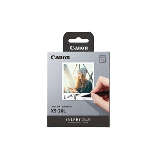 Color Ink/Label Set XS-20L for Canon SELPHY SQUARE QX10