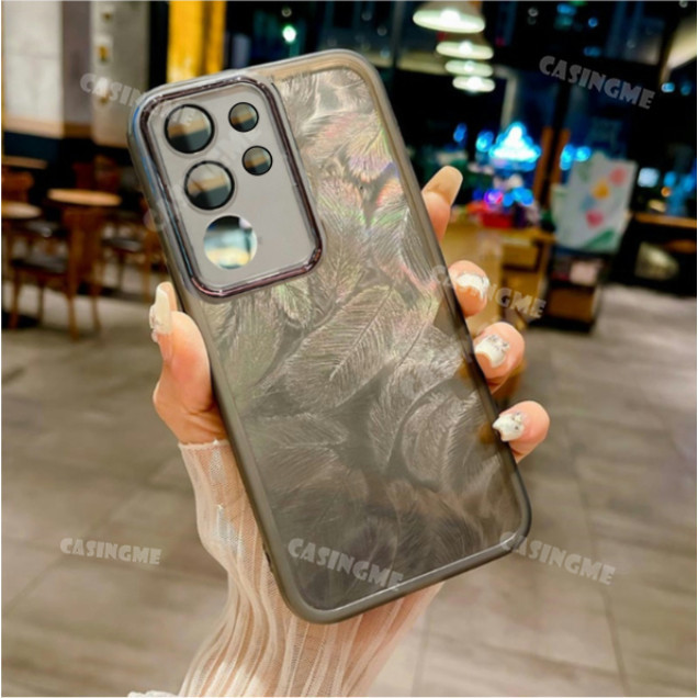 Dành Cho Vivo Y29 4G 2025 Lấp Lánh Họa Tiết Lông Vũ Silicon Mềm Cho Vivo Y29 5G VivoY29 Y29 Y39 29Y Y 39 29 4G 5G 2025 Ốp Điện Thoại Chống Sốc Bảo Vệ Ống Kính Máy Ảnh Ốp Lưng