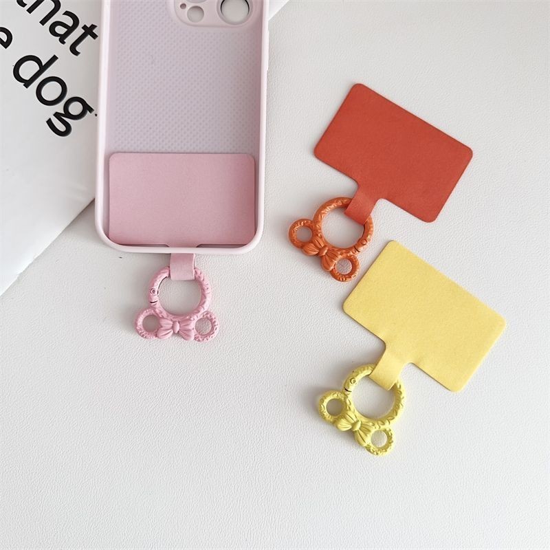Phụ Kiện Điện Thoại Di Động Hoạt Hình Minnie Vòng Khóa Flannel Kẹp Chống Sốc Điện Thoại Di Động Dây Kết Nối Gioăng Dây Xích Miếng Dán Điện Thoại Di Động Đa Năng Bền Đẹp Chống Mất
