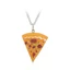 DARON Best Forever Vòng cổ, Mặt dây chuyền Pizza tình bạn bằng hợp kim, Trang sức thời trang Vòng cổ thực phẩm Kết hợp Vòng cổ BFF Tình bạn