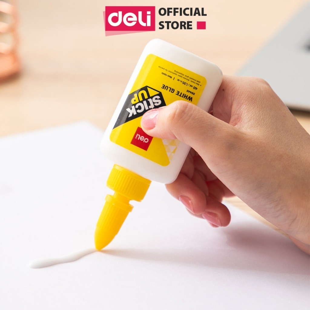 [VPP DELI] Keo Sữa Đa Năng 40ml Deli  Dán Vải Giấy Decal Làm Đồ Handmade Slime Không Mùi Chất Lượng Cao