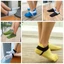 DELMER 1 Đôi Tất Năm Ngón, Lưới EU38-44 Không Thể Hiện Tất Mắt Cá Chân, Cotton Thoải Mái Thoáng Khí Chống Ma Sát Nam Tất Ngắn Xuân Hè