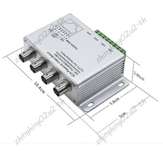 Video thụ động Balun cho TVI CVI AHD Camera quan sát qua cặp xoắn UTP Video Balun Thu phát BNC sang UTP RJ45
