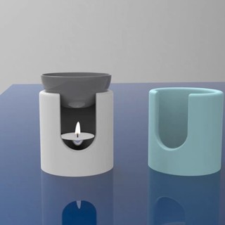 Yu Khuôn silicon làm nóng cốc nến, giá đỡ bê tông nhựa