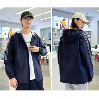 40-175kg PLUS SIZE Nam Núi Ngoài Trời Oversize Áo Chống Gió Mỏng Vintage Áo Khoác Xe Máy Có Mũ