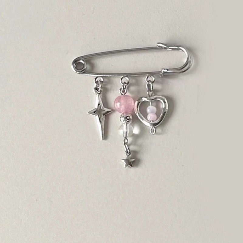 Coo Thời Trang Đính Hạt Pin Có Dây Xích Handmade Trâm Cho Túi Và Quần Áo Ba Lô Mặt Dây Chuyền Huy Hiệu Thời Trang Quần Áo Acces