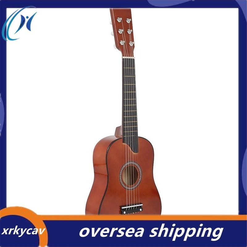 [xrkycav] Đàn Guitar Nhỏ Mini 25inch Basswood 6 Dây Đàn Guitar Acoustic 