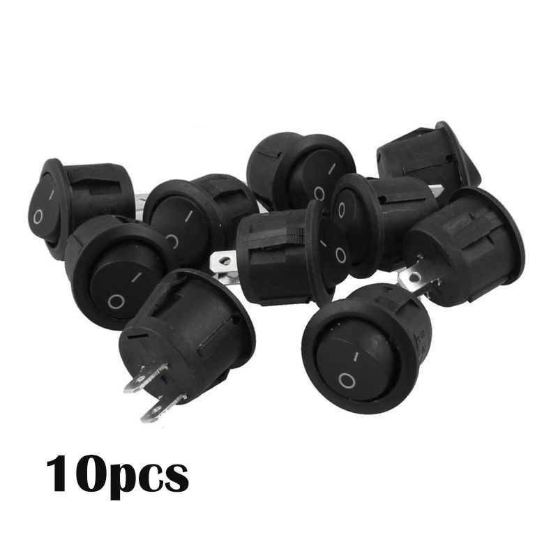 Heschen - Interruttore A Bilanciere Rotondo ON-OFF SPST, 2 - Foto 4