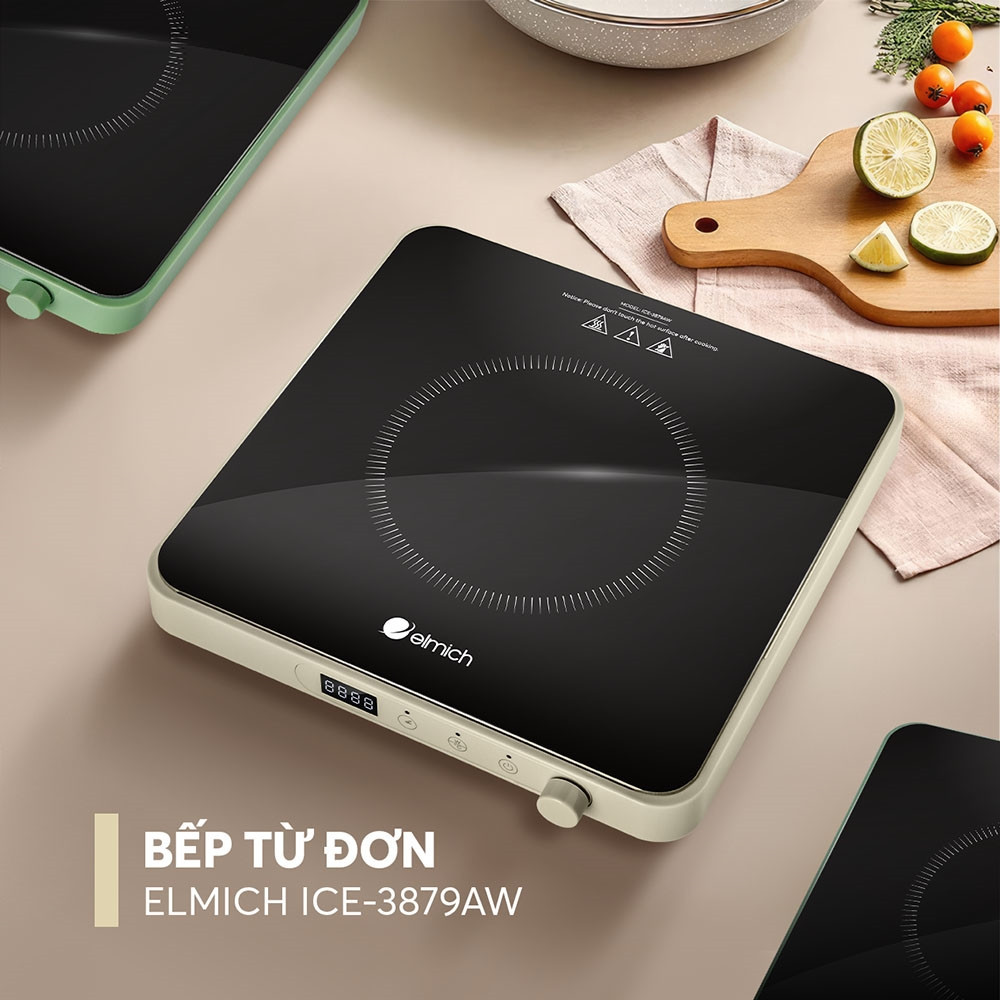 Bếp Từ Đơn Elmich ICE-3879 | Công Suất 2100W, Điều Khiển Núm Vặn, Bếp ...