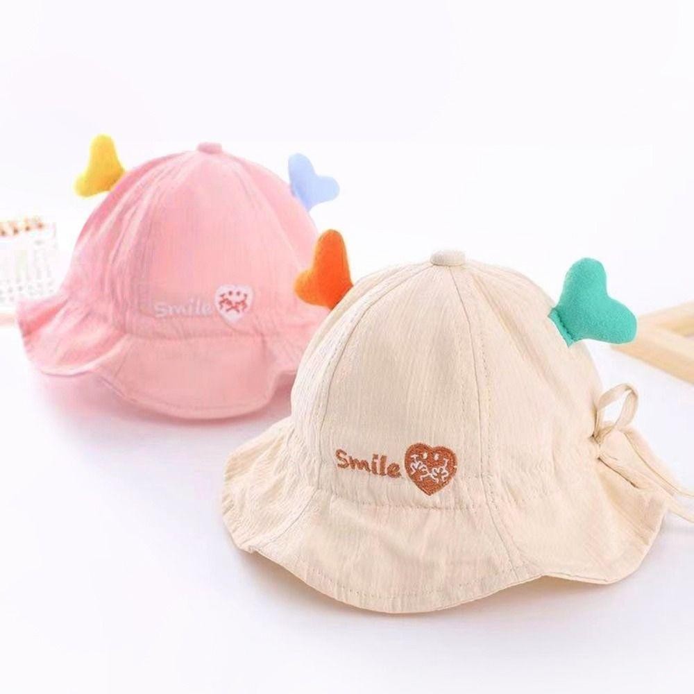 Mũ ngư dân trẻ em EDIWANY, Mũ xô hoạt hình bằng vải Cotton, Mũ mềm chống tia cực tím cho trẻ em bé trai bé gái