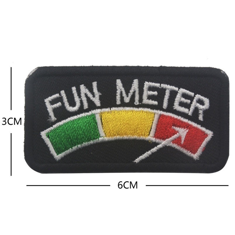 Patch_velcro đồng hồ đo tốc độ dán quần áo_ba lô _tactical