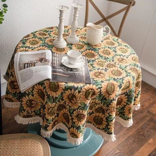 98% Tỷ Lệ Khen ngợi Monet Vườn Khăn Trải Bàn Tranh Dầu Tivi Tủ Khăn Trải Bàn Jacquard Mỹ Hộ Gia Đình Hình Chữ Nhật Khăn Trải Bàn 25.2.21