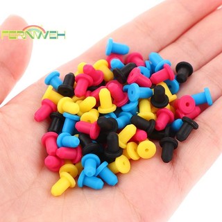 [Fernweh] 10 chiếc Hộp mực công cụ tân trang đàn hồi cao 4mm Phụ kiện máy in cố định có dấu cao su phích cắm silicon [MỚI]
