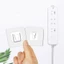 COMBO 2 Miếng Dán Trong Suốt Chữ U-A Có Thể Cài Vào Nhau Dùng Để Dán Tường Treo Đồ Vật Đa Năng, Ổ Điện, Remote-GIOVA
