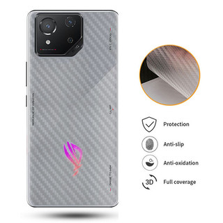 Phim Bảo Vệ Sợi Carbon Cho ASUS ROG Điện Thoại 8 Pro 7 6 6D 5 Ultimate 5s Pro 3 2 Zenfone 10 9 8 Lật Phía Sau Phim Bảo Vệ Màn Hình Miếng Dán
