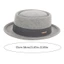 XGB Vintage Cán Viền Mũ Len Unisex Cosplay Đảng Trang Phục Fedora Mũ