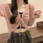 Áo len dệt kim chống nắng SHUPUN, Áo khoác cardigan mỏng dài tay màu trơn, Áo khoác dài tay bằng vải Polyester đơn giản dành cho nữ