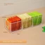 Dụng cụ sắp xếp túi trà YUUKII, Tủ đựng thức ăn nhà bếp trong suốt bằng Acrylic, Sinewy 22 * 8.5 * 5.5 CM Sắp xếp và sắp xếp kệ lưu trữ văn phòng