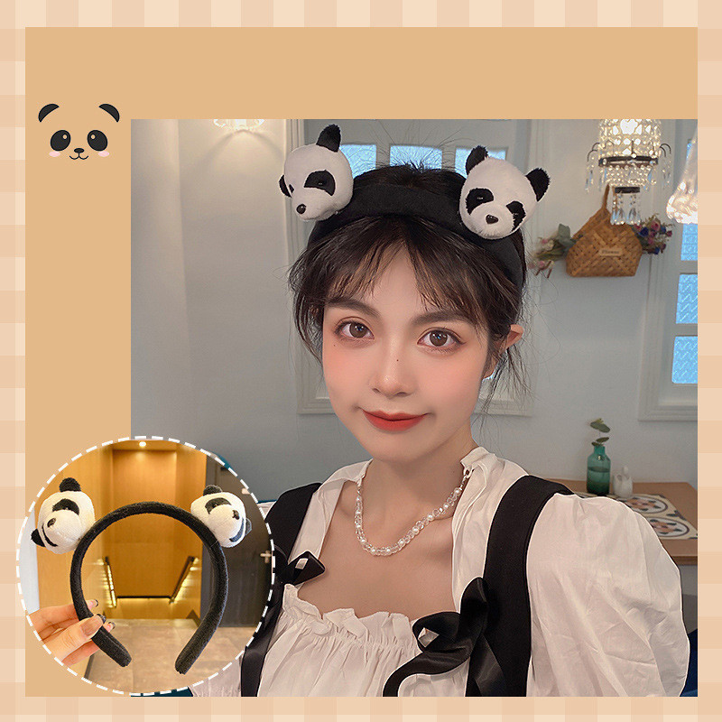 Băng đô rửa mặt bờm cài tóc turban dễ thương cute tai thỏ mèo tuần lộc gấu vải nam nữ giá sỉ
