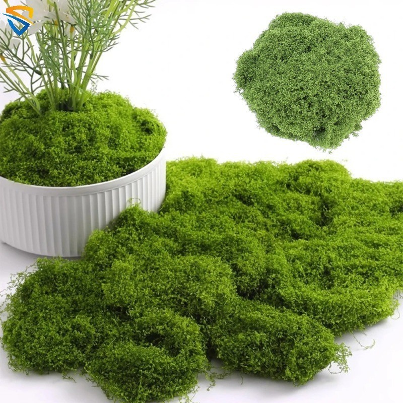 Nhân Tạo Rêu Thảm Cỏ Cây Xanh Giả Giả Mô Phỏng Rêu Cỏ Cho DIY Nhà Tường ...
