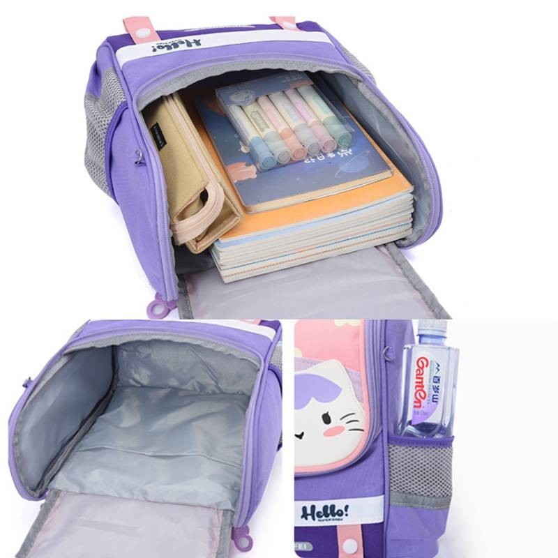 Ba Lô YT2 Cho Học Sinh Dung Tích Lớn Nhẹ In Đa Năng Nữ Hoạt Hình Dễ Thương Schoolbag Túi TY2