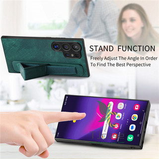 Ốp lưng có dây đeo cổ tay đàn hồi di động cho Samsung Galaxy S24 S23 S22 Ultra S24 S23 S22 Plus S23 FE S21 FE A35 A25 A82 Vỏ da cổ điển