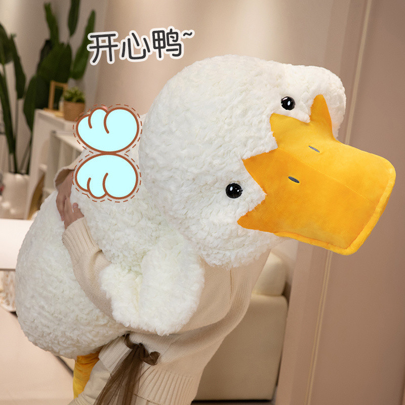 Rytanda✨Ngỗng Sang Trọng 120cm Vịt Ngỗng Trắng Lớn Sang Trọng Đồ Chơi Mềm Ngộ nghĩnh Ngỗng Đồ Chơi Sang Trọng Búp Bê Gối Ngủ Cho Bé Quà Tặng Sinh Nhật Trẻ Em Quà Tặng Bạn Gái