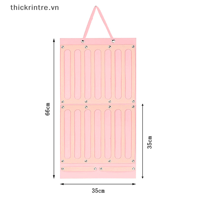 THI Kẹp Tóc Dây Bảo Quản Đồ Trang Sức Trẻ Em Giá Treo Tường Kẹp Tóc Dễ Thương Phụ Kiện Tóc Bảo Quản Treo Tường-Mung Màn Hình Dây Đeo Lưu Trữ VN
