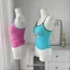IAPPORTUNIA Phim Hoạt Hình Ngọt Ngào Áo, Áo Tank Y2k In Hình Châu Âu Và Châu Mỹ, Áo Đeo Vai Thời Trang Polyester Cổ Tròn Không Tay Nữ