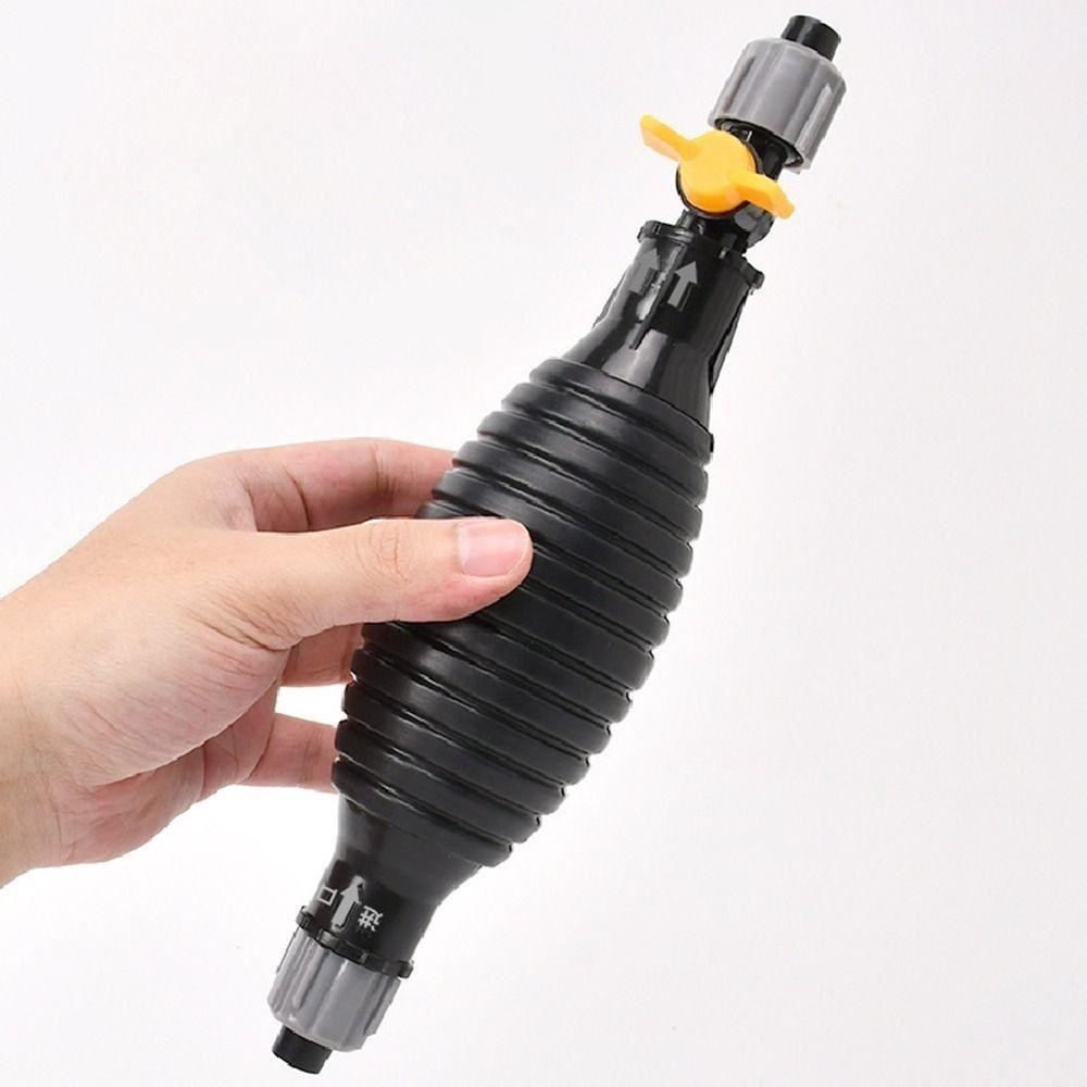 Máy bơm dầu khí cầm tay MOCOVED, Máy bơm vòi Siphon chạy xăng đa năng an toàn, Hướng dẫn sử dụng ống hút với ống bền Máy bơm nhiên liệu ô tô màu đen