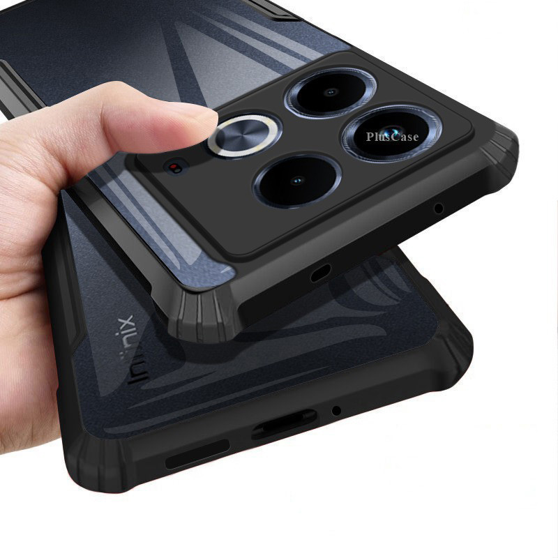 Dành Cho Infinix Note 40 Pro + Note 30 Pro 30i 10 11 11s 12 vip Note 12 G96 2023 Vỏ Điện Thoại Túi Khí Acrylic Trong Suốt Silicon Ốp Lưng Chống Sốc