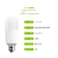 Bóng đèn Led hình trụ OIMG, Ổ cắm vít E27, Bóng đèn dài chiếu sáng gia đình, Ánh sáng trắng / Ánh sáng vàng, 220V, 5W / 10W / 15W / 20W