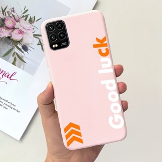 Dành Cho Xiaomi Mi 10 Lite 5G Ốp Lưng Hoạt Hình Dễ Thương Đầu Mèo Chống Sốc Silicon Mềm Vỏ Điện Thoại Cho Xiaomi 10 Lite Mi10 Lite 5G Vỏ