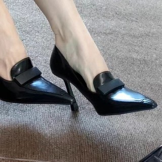 Giày cao gót mũi nhọn 34-42 cho phụ nữ, kích thước lớn, miệng sâu