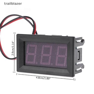 Trailblazer Kỹ Thuật Số Vôn Kế 2 Dây 5V Đến 120V Điện Áp Hiển Thị Kỹ Thuật Số Linh Kiện Điện Xe Đồng Hồ Chống Ngược Kết Nối Mới