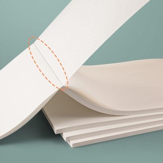 Risedot Giấy tính toán, Giấy dự thảo trống bảo vệ mắt màu be A4 / B5, Đa chức năng 40 / 100 tờ Lưới / Giấy số học trống Đồ dùng vẽ tranh học