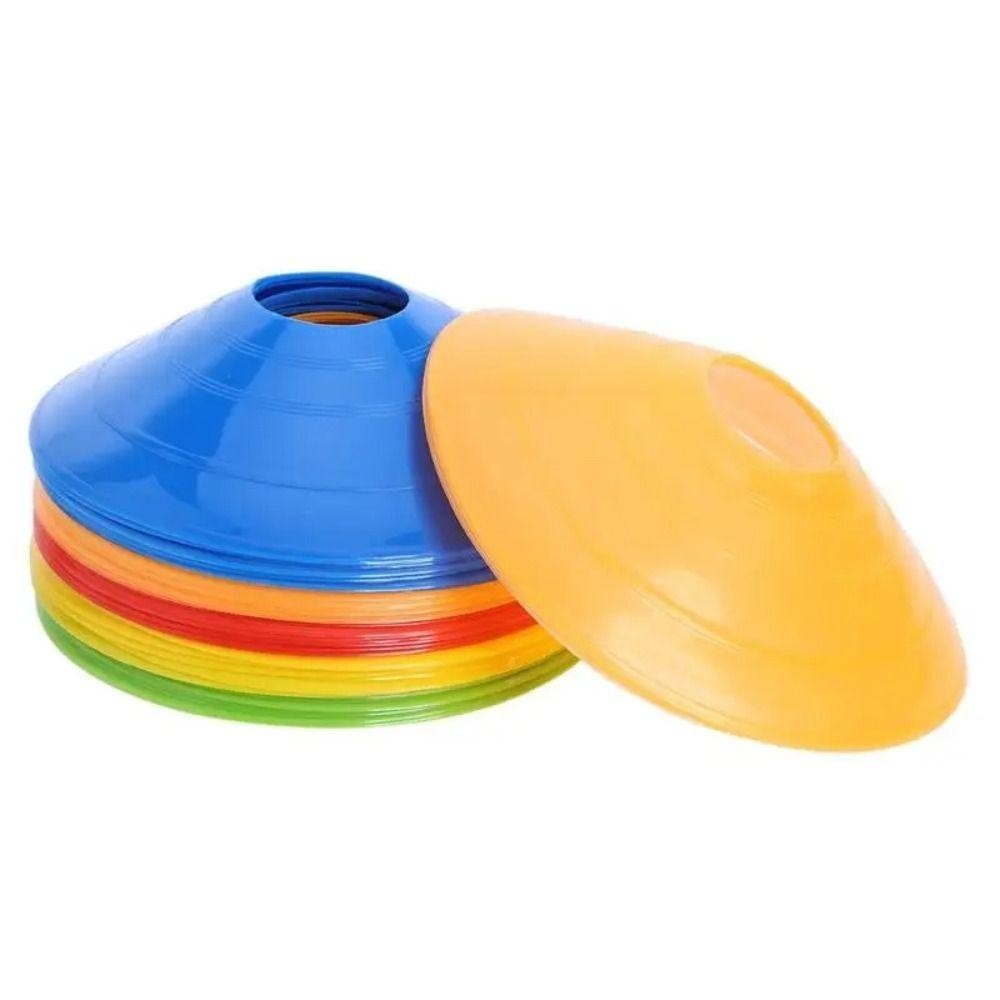 JUNYUE88US 10 Chiếc Chống Bóng Đá Huấn Luyện Ký Đĩa, Đĩa Ký Huấn Luyện Bóng Đá Chống Áp Lực PE, Đĩa Đánh Dấu Điều Khiển Bóng Đĩa Nón Bộ Chống Áp Lực Nón Bút Đánh Dấu