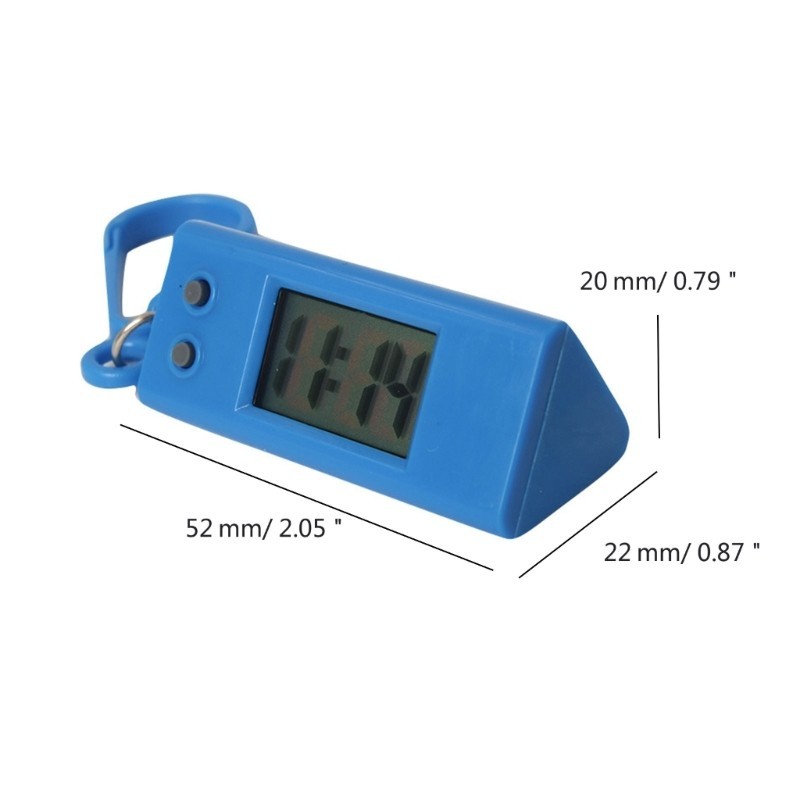 Móc khóa đồng hồ điện tử Mini COO dành cho du khách Đồng hồ điện tử học sinh thực tế