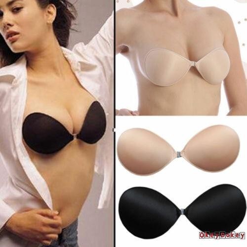 Okdk-áo ngực quây tròn màu trơn vô hình dành cho nữ
