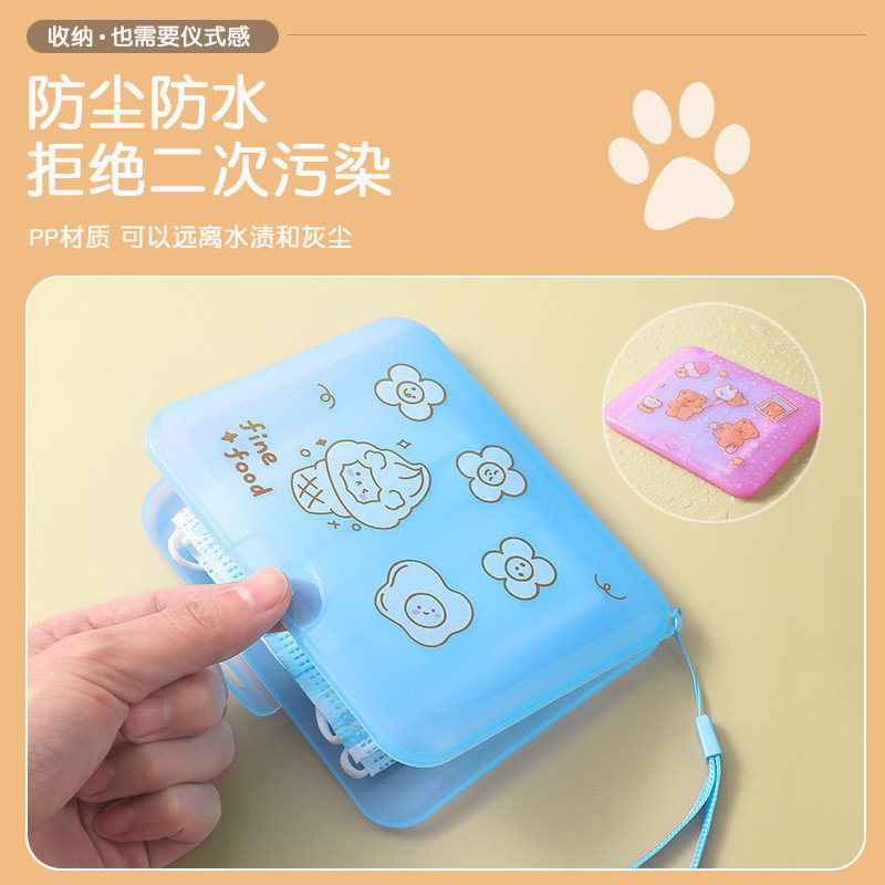 Hộp Mặt nạ Di Động Chống Thấm Nước Chống Bụi Mặt nạ Bảo Quản Tạm Thời Thư Mục Túi Bảo Vệ Sinh Hoạt Hình Trẻ Em Mặt nạ Hộp Bảo Quản