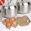 DELMER 10 Cái Thùng Trứng Bột Giấy, Khay Trứng Gà Có Thể Xếp Chồng 4 Lưới, Hộp Đựng Trứng Tiết Kiệm Không Gian Thực Tế Nhà Hàng