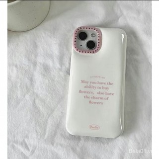 Ốp Điện Thoại Thích Hợp Cho iPhone Tiếng Anh Đơn Giản 15 / 14 / 13promax Vỏ Điện Thoại 12 / 11pro Vỏ Mềm xr / xs Vỏ Bảo Vệ Nữ Bao Gồm Tất Cả XYZ
